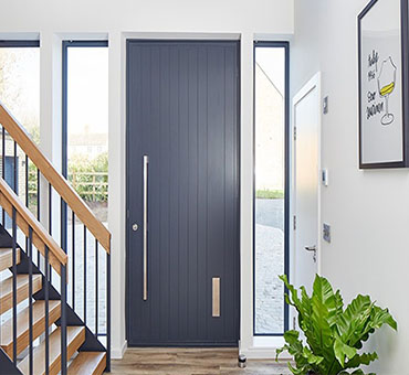 Entrance door color matching makes your home more advanced