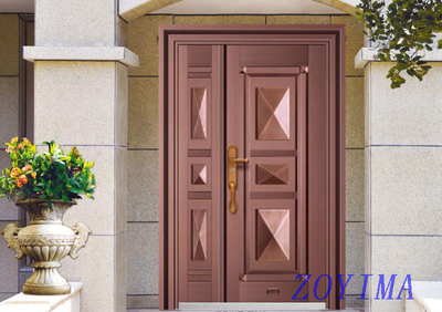 Z0YIMA/ G & K Great Door - Competitive Price Entry Door like Pure Copper Door ZYM-T7022