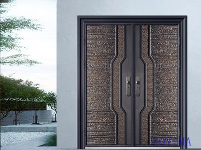 Z0YIMA/ G & K Great Door -Nigeria Luxry Competitive Glavanized Exteriro Door ZYM-N8017